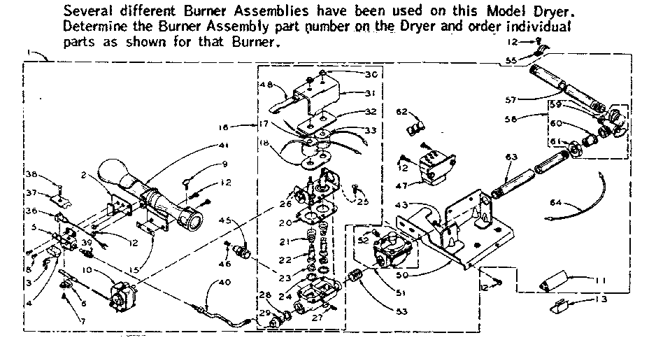 White rodgers burner assembly