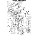 Kenmore 1105907950 machine sub-assembly diagram