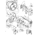 Kenmore 1105907950 base and bulkhead assembly diagram