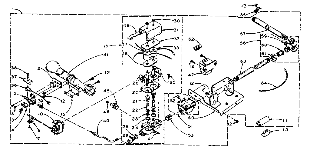 White rodgers burner assembly