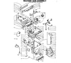 Kenmore 1105907951 machine sub-assembly diagram