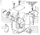 Kenmore 1105908000 machine sub-assembly diagram