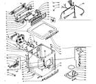 Kenmore 1105908300 machine sub-assembly diagram
