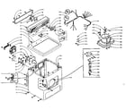 Kenmore 1105908500 machine sub-assembly diagram
