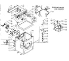 Kenmore 1105908501 machine sub-assembly diagram