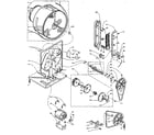 Kenmore 1105908501 base and bulkhead assembly diagram
