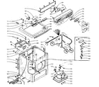 Kenmore 1105908700 machine sub-assembly diagram