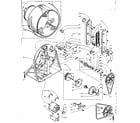 Kenmore 1105908700 base and bulkhead assembly diagram