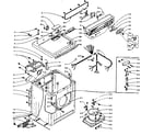 Kenmore 1105908710 machine sub-assembly diagram