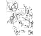 Kenmore 1105908710 base and bulkhead assembly diagram