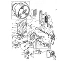 Kenmore 1105908811 base and bulkhead assembly diagram