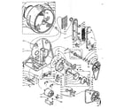Kenmore 1105908950 base and bulkhead assembly diagram