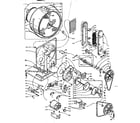 Kenmore 1105908951 base and bulkhead assembly diagram