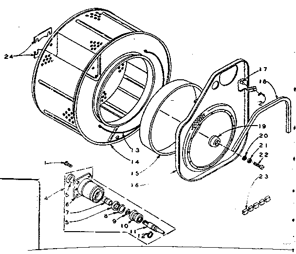 Cylinder and hub