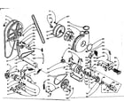 Kenmore 1105909501 machine drive diagram