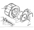 Kenmore 1105909502 cylinder and hub diagram