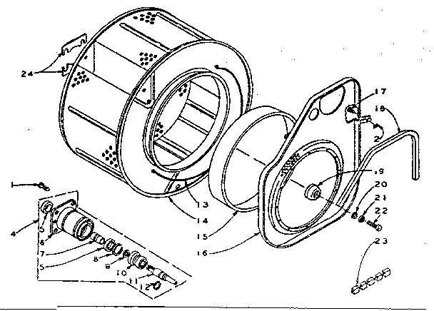 Cylinder and hub