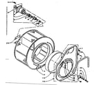 Kenmore 1105909503 cylinder and hub diagram