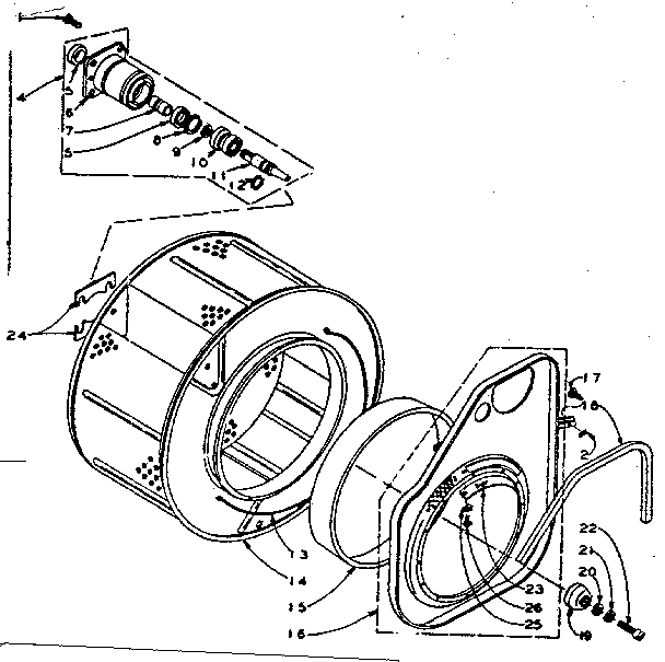 Cylinder and hub