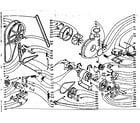 Kenmore 1105909902 machine drive diagram