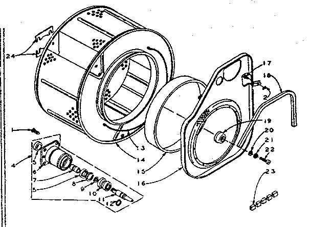 Cylinder and hub