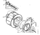 Kenmore 1105909953 cylinder and hub diagram