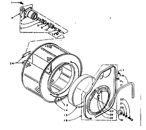 Cylinder and hub