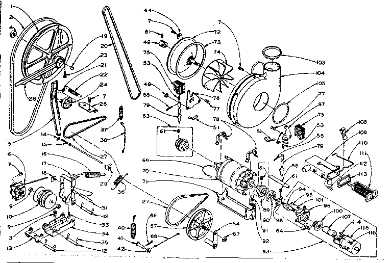 Machine drive