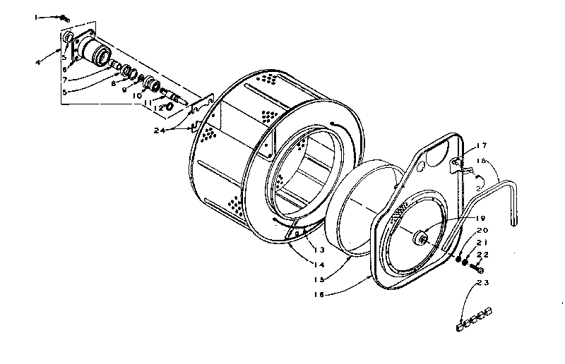Cylinder and hub