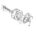 Kenmore 1105910910 cylinder and hub diagram