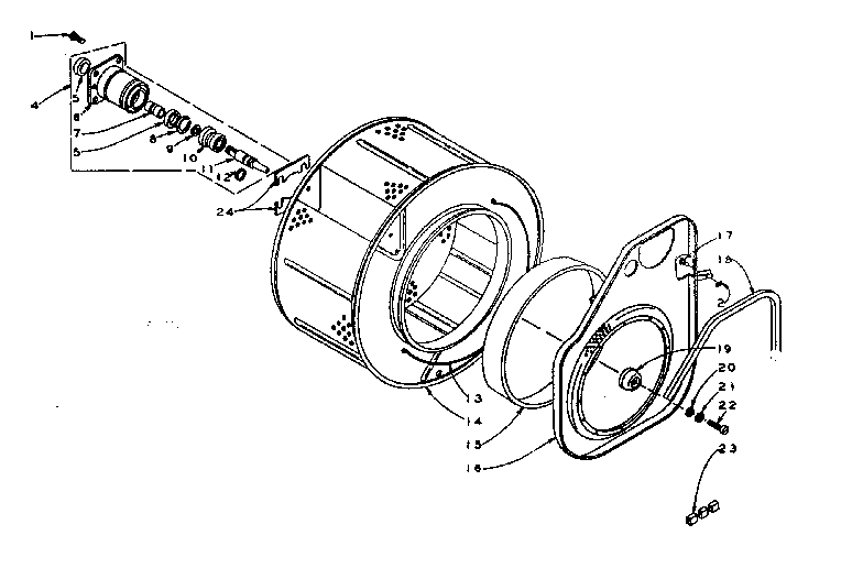 Cylinder and hub