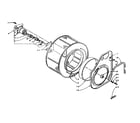 Kenmore 1105910962 cylinder and hub diagram