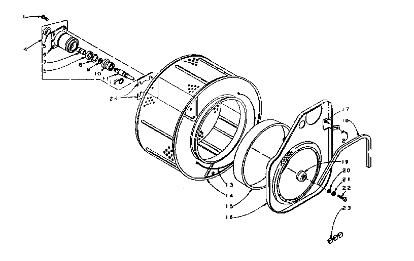 Cylinder and hub