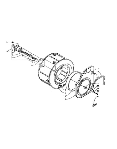 Cylinder and hub