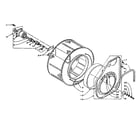 Kenmore 1105910963 cylinder and hub diagram