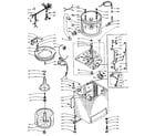 Kenmore 1105915050 machine sub-assembly diagram