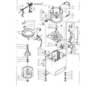 Kenmore 1105914001 machine sub-assembly diagram