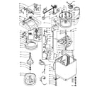Kenmore 1105914100 machine sub-assembly diagram