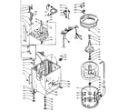 Kenmore 1105914201 machine sub-assembly diagram