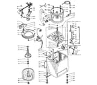 Kenmore 1105915400 machine sub-assembly diagram