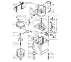 Kenmore 1105914451 machine sub-assembly diagram