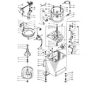 Kenmore 1105914550 machine sub-assembly diagram