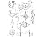 Kenmore 1105915600 machine sub-assembly diagram