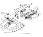 Kenmore 1105914601 machine top assembly diagram