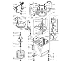Kenmore 1105915601 machine sub-assembly diagram