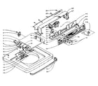 Kenmore 1105915652 machine top assembly diagram
