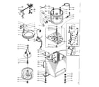 Kenmore 1105915610 machine sub-assembly diagram