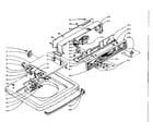 Kenmore 1105914660 machine top assembly diagram