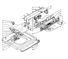 Kenmore 1105915661 machine top assembly diagram
