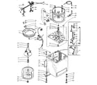 Kenmore 1105914611 machine sub-assembly diagram